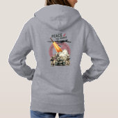 Stop De Oorlog (Lichte modus) | Dames Hoodie (Achterkant)