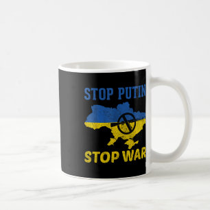 Stop de oorlog met Oekraïne in Oekraïne Koffiemok