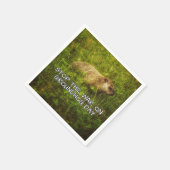 Stop de oorlog op de aardgandedag met servetten (Hoek)