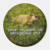 Stop de oorlog op het grondhoefdagnet magneet (Voorkant)