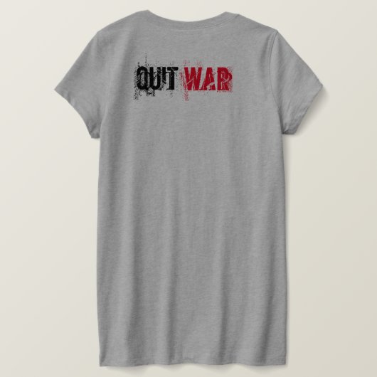 STOP DE OORLOG T-SHIRT (Design achterkant)