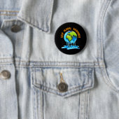 Stop de opwarming van de aarde Klimaatverandering Ronde Button 5,7 Cm (In situ)