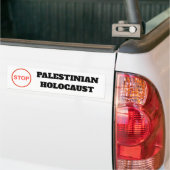 Stop de Palestijnse Holocaust Free Palestine stick Bumpersticker (Op Truck)