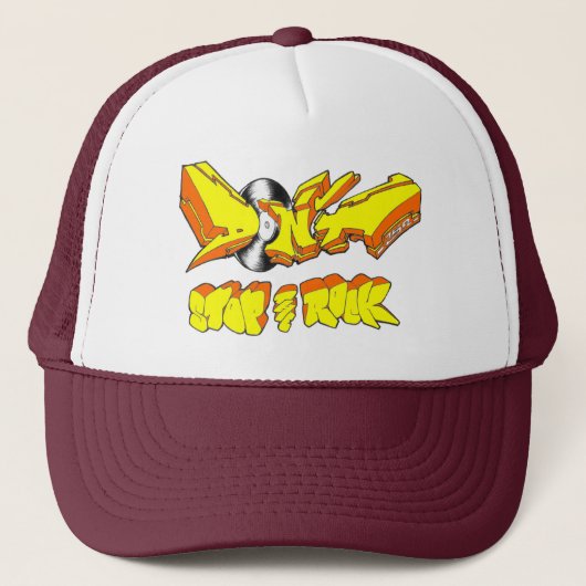 Stop de rots - Trucker Hat Pet (Voorkant)