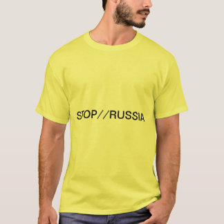 Stop de Russische invasie van Oekraïne. Glory aan  T-shirt