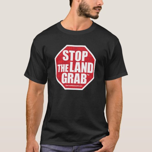 Stop de Shirten van de Landgrab T-shirt (Voorkant)
