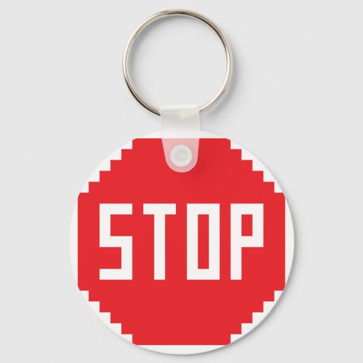 Stop de Sleutelhanger Button (Voorkant)