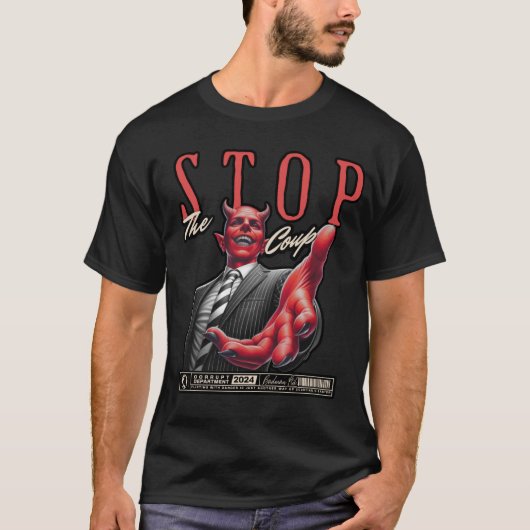 Stop de staatsgreep t-shirt (Voorkant)