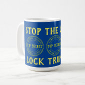 Stop de Steal Lock Trump Up Koffiemok (Voorkant links)