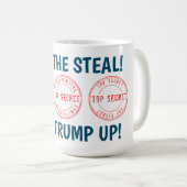Stop de Steal Lock Trump Up Koffiemok (Voorkant rechts)