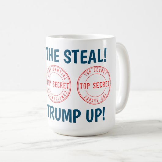 Stop de Steal Lock Trump Up Koffiemok (Voorkant rechts)