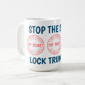 Stop de Steal Lock Trump Up Koffiemok (Voorkant links)