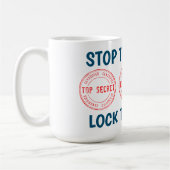 Stop de Steal Lock Trump Up Koffiemok (Links)