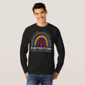 Stop de Stigma Mental Health Mattes Rainbow Boho T-shirt (Voorkant volledig)