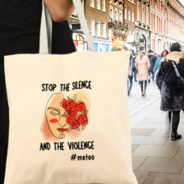 Stop de Stilte Feministische Activist Metoo Tote Bag