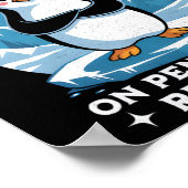 Stop de tarieven Anti-Trump FAFO Weerstaan Pinguïn Poster (Hoek)