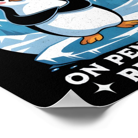 Stop de tarieven Anti-Trump FAFO Weerstaan Pinguïn Poster (Hoek)