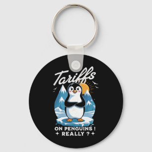 Stop de tarieven Anti-Trump FAFO Weerstaan Pinguïn Sleutelhanger