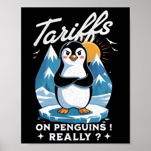 Stop De Tarieven Anti-trump Fafo Weerstand Penguin Poster