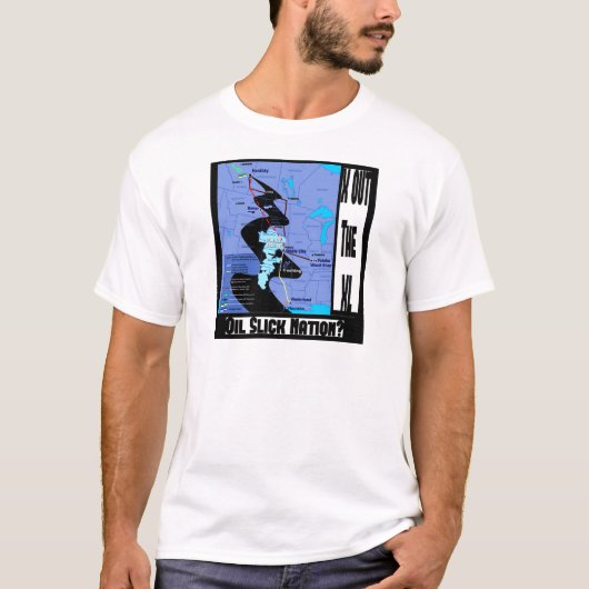 Stop de Uitbreiding van de Pijpleiding XL T-shirt (Voorkant)