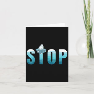 Stop de vervuiling van de oceaan Polar Beer Enviro Kaart