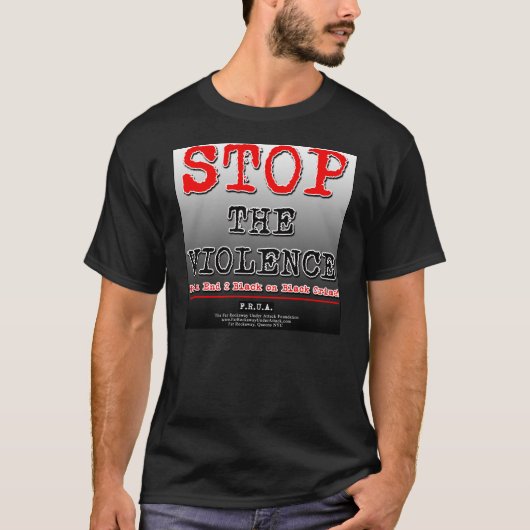 Stop de Violence F.R.U.A. T-shirt (Voorkant)