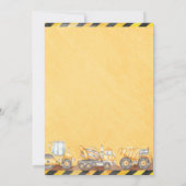 Stop de vrachtwagenjongen die de verkeersopstoppin kaart (Achterkant)