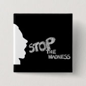 Stop de waanzin Button (Voorkant)