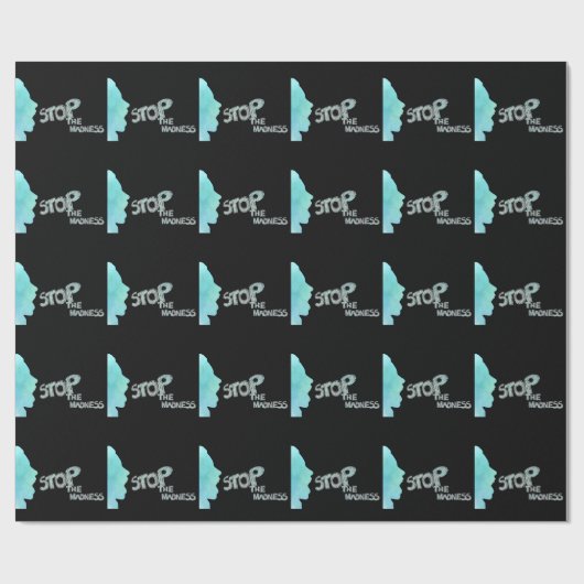 Stop de waanzin cadeaupapier (Vlak)