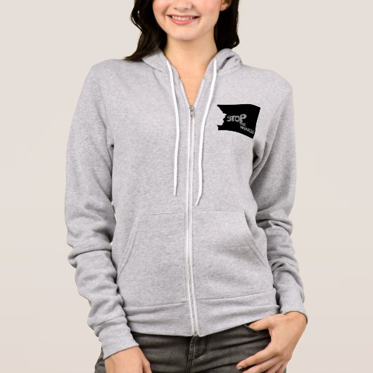Stop de waanzin hoodie (Voorkant)