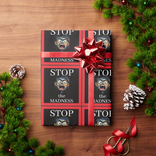 Stop de Waanzin Inpakpapier (Feestdagen Geschenken)