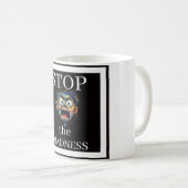 Stop de Waanzin Koffiemok (Voorkant rechts)