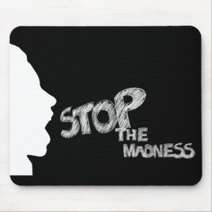 Stop de waanzin muismat