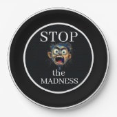 Stop de Waanzin Papieren Bord (Voorkant)