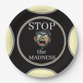 Stop de Waanzin Papieren Bord (Voorkant)