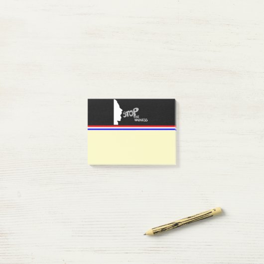 Stop de waanzin post-it® notes (Op bureau)