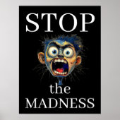 Stop de Waanzin Poster (Voorkant)