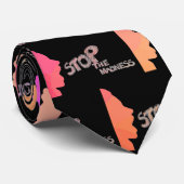 Stop de waanzin Stropdas (Opgerold)