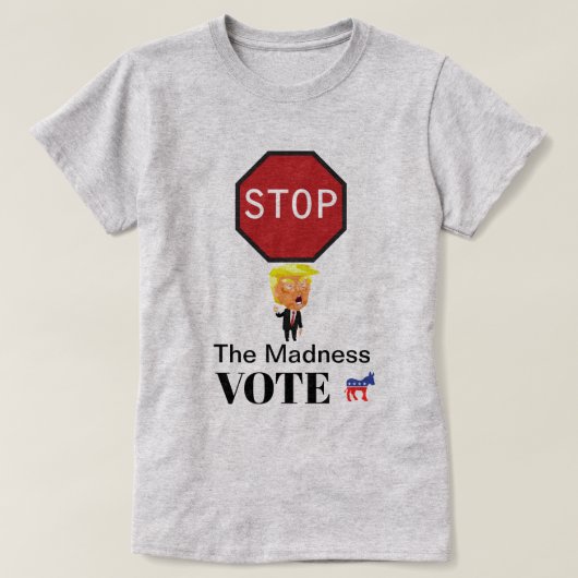Stop de waanzin T-shirt (Design voorkant)