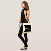 Stop de waanzin tote bag (Voorkant (model))
