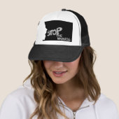 Stop de waanzin trucker pet (In situ)