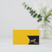 Stop de waanzin visitekaartje (Staand voorkant)