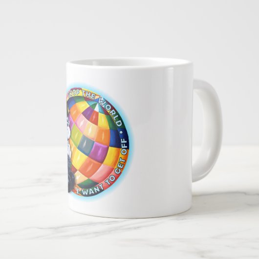 Stop de wereld grote koffiekop (Voorkant rechts)