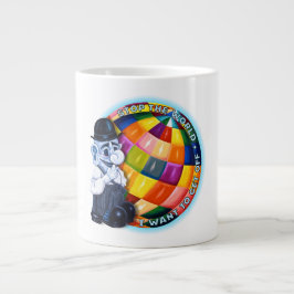 Stop de wereld grote koffiekop