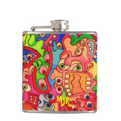 Stop de wereld, ik wil weg. heupfles (Voorkant)