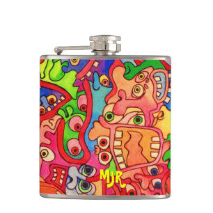 Stop de wereld, ik wil weg. heupfles