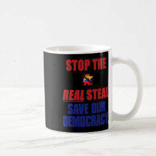 Stop De Werkelijke Diefstal Red Ons Democratisch S Koffiemok