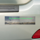 Stop de Wilde Paarden en Burro Roundups Bumpersticker (Op auto)