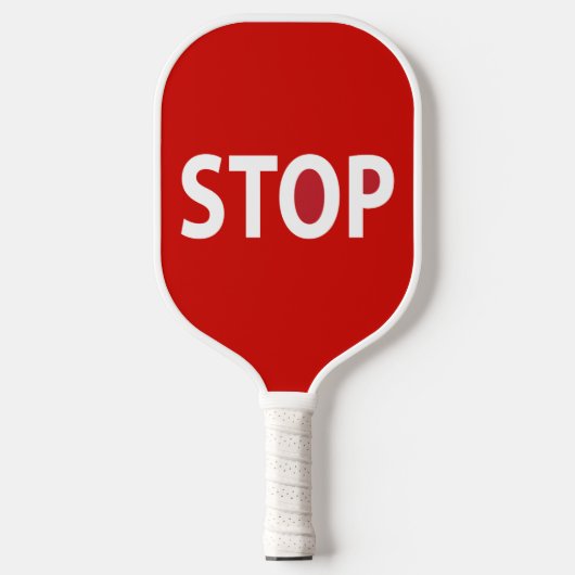STOP Design Pickleball Paddle (Voorkant)