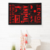 Stop Diercruelheid Spandoek (Insitu)